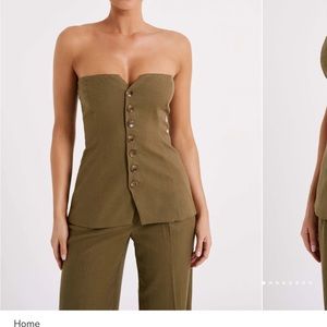 Meshki Innis Strappless top